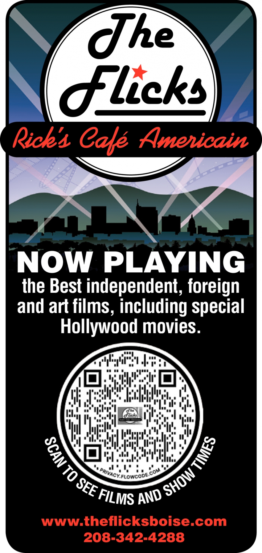Now Playing, The Flicks, Boise, ID
