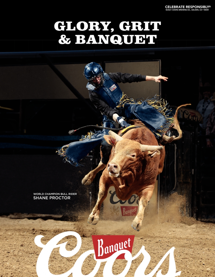 Glory, Grit \u0026 Banquet, Coors Brewing Co., image size:850x1093